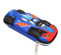 Doyomtoy Rennwagen Federmäppchen,Renn-Auto Kapazität Briefpapier Pouch Stifte Etui 3D Mäppchen Jungen Teenager für Schul und Bürobedar (Dunkelblau)