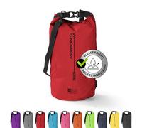 #DoYourOutdoor Where Tomorrow Dry Bag Tasche 10L rot | Wasserdichter Rucksack | Wasserfester Beutel & Packsack | Drybag ideal für Boot, Kajak, Angeln und Camping