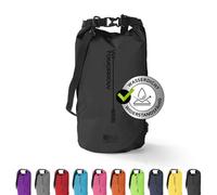 #DoYourOutdoor Where Tomorrow Dry Bag Tasche 10L schwarz | Wasserdichter Rucksack | Wasserfester Beutel & Packsack | Drybag ideal für Boot, Kajak, Angeln und Camping