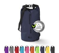 #DoYourOutdoor Where Tomorrow Dry Bag Tasche 20L dunkelblau | Wasserdichter Rucksack | Wasserfester Beutel & Packsack | Drybag ideal für Boot, Kajak, Angeln und Camping
