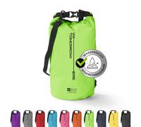 #DoYourOutdoor Where Tomorrow Dry Bag Tasche 5L grün | Wasserdichter Rucksack | Wasserfester Beutel & Packsack | Drybag ideal für Boot, Kajak, Angeln und Camping
