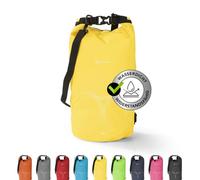 #DoYourSports Dry Bag Tasche 20L gelb | Wasserdichter Rucksack | Wasserfester Beutel & Packsack | Drybag ideal für Boot, Kajak, Angeln und Camping