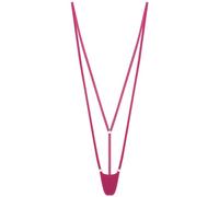 dPois Damen Einteiler Bikini Sexy Extrem Sling Shot Bodysuit Stringbody Badeanzug Monokini Sommer Strand Pool Party Outfit Hot Pink Einheitsgröße