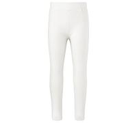 dPois Mädchen Leggings Baumwolle Hose Lange Pants mit Tasche Sport Fitness Leggins Pantyhose Treggings Stretch Kinder Herbst Frühling Outfits Weiß 158-164/13-14 Jahre