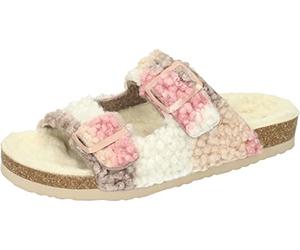 Dr. Brinkmann Damen Dr. Brinkmann Teddy Slippers Hausschuh, Rosa, 39 EU