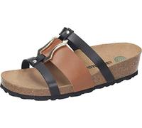 Dr. Brinkmann Damen Pantoletten Flache Sandale, Negro, 41 EU