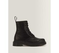 Dr. Martens 1460 Croc Emboss Leder Stiefel in Schwarz, Größe: 41