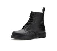 Dr. Martens Airwair 1460 Croc Emboss für Damen, schwarz, Größe 38 EU