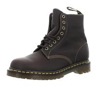 Dr. Martens 1460 Grizzly Lederstiefel, Unisex, mit Kunstfell gefüttert, modisch, Dms Olive, 13 Women/12 Men