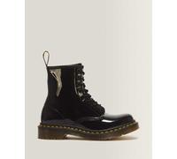Dr. Martens 1460 Lacklederstiefel in Schwarz, Größe: 39