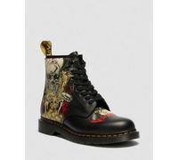Dr. Martens 1460 Metallica Stiefel in Schwarz/Schwarz, Größe: 42
