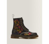 Dr. Martens 1460 Pascal Floral 8-Ösen Wanama Leder Schnürstiefel in Schwarz, Größe: 40