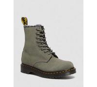 Dr. Martens 1460 Serena Faux Fur Gefütterte Nubuck Schnürstiefel in Grau, Größe: 36