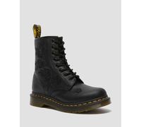 Dr. Martens 1460 Vonda Mono Floral Leder Stiefeletten in Schwarz, Größe: 37