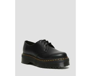 Dr. Martens 1461 Quad Leder Plateauschuhe in Schwarz, Größe: 44