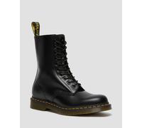 Dr. Martens 1490 Glatt, Leder Stiefel in Schwarz, Größe: 46