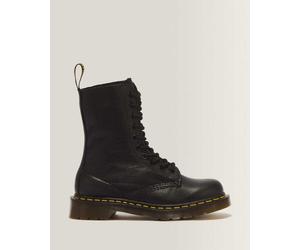 Dr. Martens 1490 Virginia Leder Hohe Stiefel in Schwarz, Größe: 42