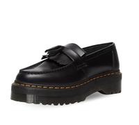DR. MARTENS Unisex Adrian Quad Moccasin, Black Smooth, 40 EU