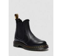 Dr. Martens 2976 Leonore II Soft Leder Chelsea Stiefel Mit Kunstfellfutter Schuhe in Schwarz, Größe: 38