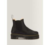 Dr. Martens Damen Chelsea Boots 2976 Quad FL Pisa Plateau Gefüttert Leder Schwarz Größe 37