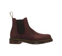 Chelseaboots DR. MARTENS, Herren, Gr. 43, braun (dunkelrot), Leder, used, Schuhe Chelseaboots, Blockabsatz, Stiefelette mit Stretcheinsätzen (57321905-43) dunkelrot