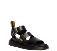 Dr. Martens 42329001 Damen Flache Sandalen Glattleder in schwarz - Gr. 39