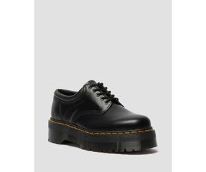 Dr. Martens 8053 Quad Glattleder Plateauschuhe in Schwarz, Größe: 37