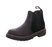 Chelseaboots DR. MARTENS "2976 J", Mädchen, Gr. 36, schwarz, Elastischer Einsatz, Leder, Schuhe Chelseaboots, mit Stretcheinsatz (77374731-36) schwarz