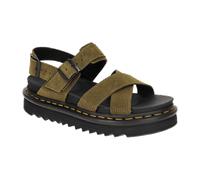 Dr. Martens Plateau-Sandalen mit Riemen, dicke Sohle, olivgrün, Chunky-Stil, Oliv, 40 EU