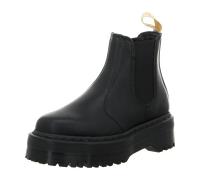 Dr. Martens Airwair Vegane 2976 Felix Plateau Chelsea Boots für Damen, schwarz, Größe 43 EU