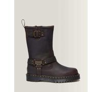 Dr. Martens Anistone Hohe Leder Biker Stiefel in Braun, Größe: 39