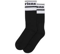 Dr. Martens - Athletic Logo Sock - Multifunktionssocken, Gr. 41.5-48 M/L, schwarz (Black/White)