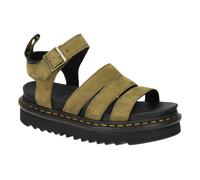 Dr. Martens Blaire Tumbled Nubuck Sandalen in Grün, Größe: 41