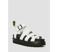 Dr. Martens Blaire Hydro Leder Riemensandalen in Weiß, Größe: 42