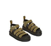 Dr. Martens Sandalen Blaire Tumbled Nubuck Oliv Damen Größe 39