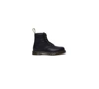 Dr. Martens Herren Schnürboots Stiefeletten Combat Boots Schwarz Glattleder, Größe:44, Farbauswahl:schwarz