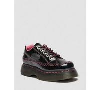 Dr. Martens Buzz 5-Ösen Distressed Lackleder Schuhe in Schwarz, Größe: 39