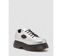 Dr. Martens Buzz 5-Ösen Metalic Leder Schuhe in Grau, Größe: 36