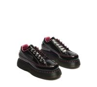 Dr. Martens Buzz 5-Ösen Distressed Lackleder Schuhe in Schwarz, Größe: 37