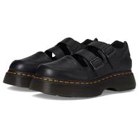 Dr. Martens Buzz Milled Nappa Leder Mary Jane Schuhe in Schwarz, Größe: 43