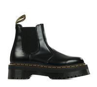 DR. MARTENS Chelsea Boot Amphibien für Damen, Black Polished Smooth, 44 EU