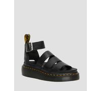 Dr. Martens Clarissa II Quad Plateau Sandalen, Leder in Schwarz, Größe: 43