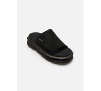 Dr. Martens Suède Zebzag Wildleder Plateau Slides in Schwarz, Größe: 40