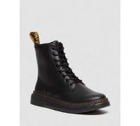 Dr. Martens Crewson Unisex-Erwachsene 8 Eye Classic Pull Up Fashion Boot, Schwarzes Pull-Up-Leder, 15 US Women/14 US Men
