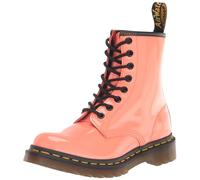 Dr. Martens Damen 1460 W Patent Leather Mode-Stiefel, Koralle, 36 EU