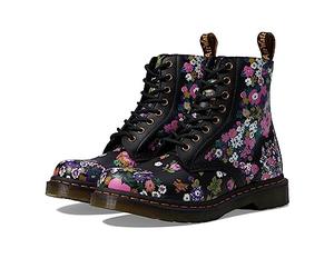 Dr. Martens Damen Stiefelette Serena 1460, Schwarze Blume, 41 EU