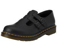Dr. Martens Damen Vegan 8065 Mary Jane Flat, Black Felix Rub Off, 36 EU