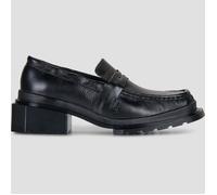 Dr. Martens Maybole Square Toe Ruched Leder Loafer in Schwarz, Größe: 38