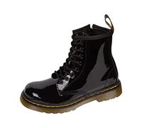 Dr. Martens DELANEY Patent RED, Mädchen Bootschuhe, Schwarz (Black) , 36 EU ( 3 UK )