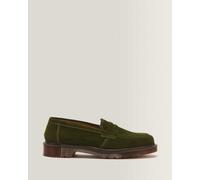 Dr. Martens Delapre Penny Repello Calf Wildleder Loafer in Grün, Größe: 36